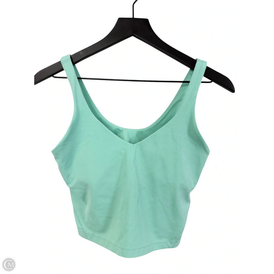 Athletic Tank Top By Lululemon In Aqua, Size: 8