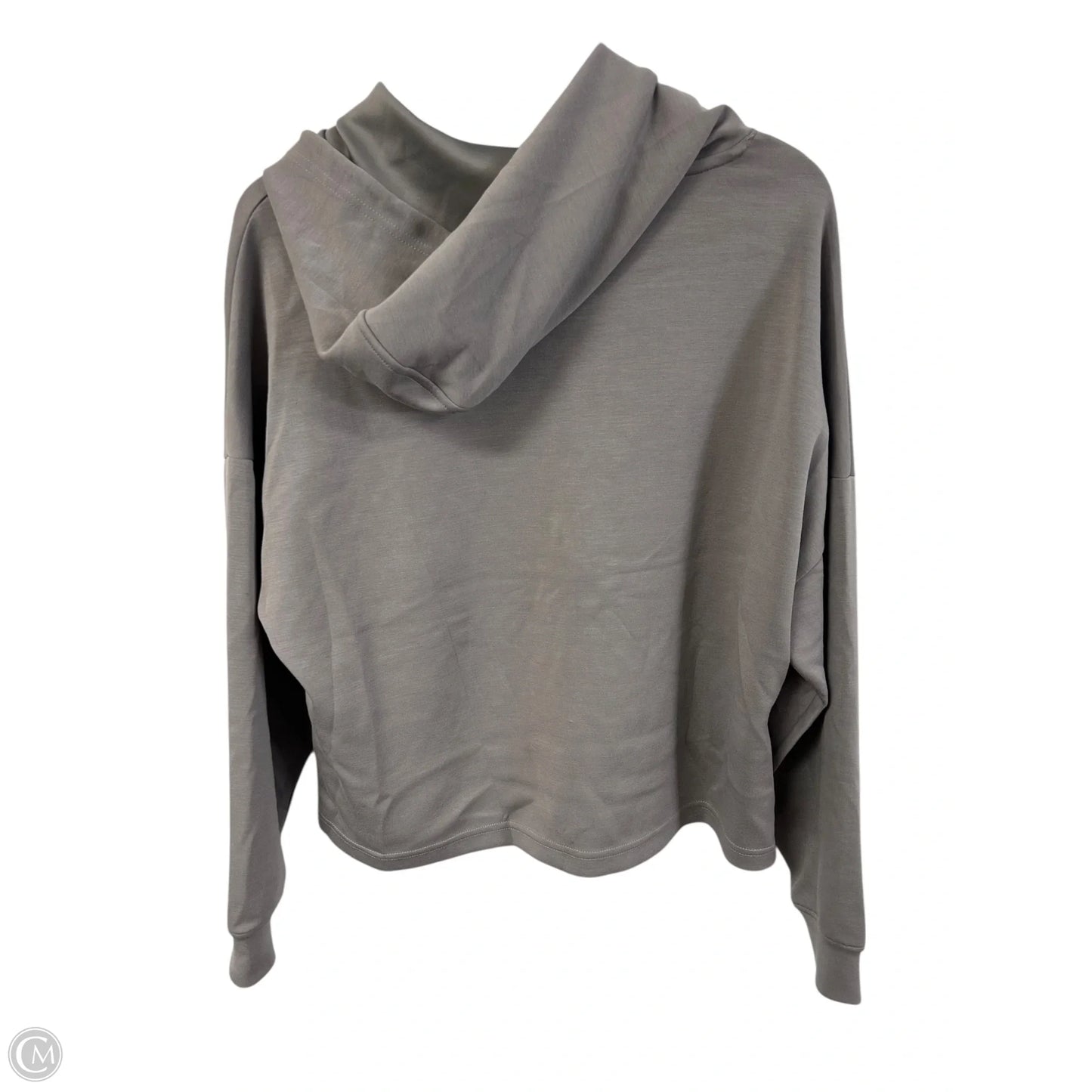 Sweatshirt Hoodie By Maurices In Grey, Size: L