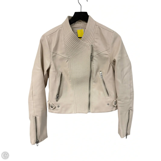 Jacket Moto By Blanknyc In Cream, Size: S
