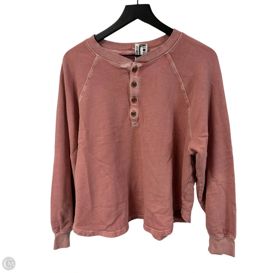 Sweatshirt Crewneck By Old Navy In Pink, Size: M