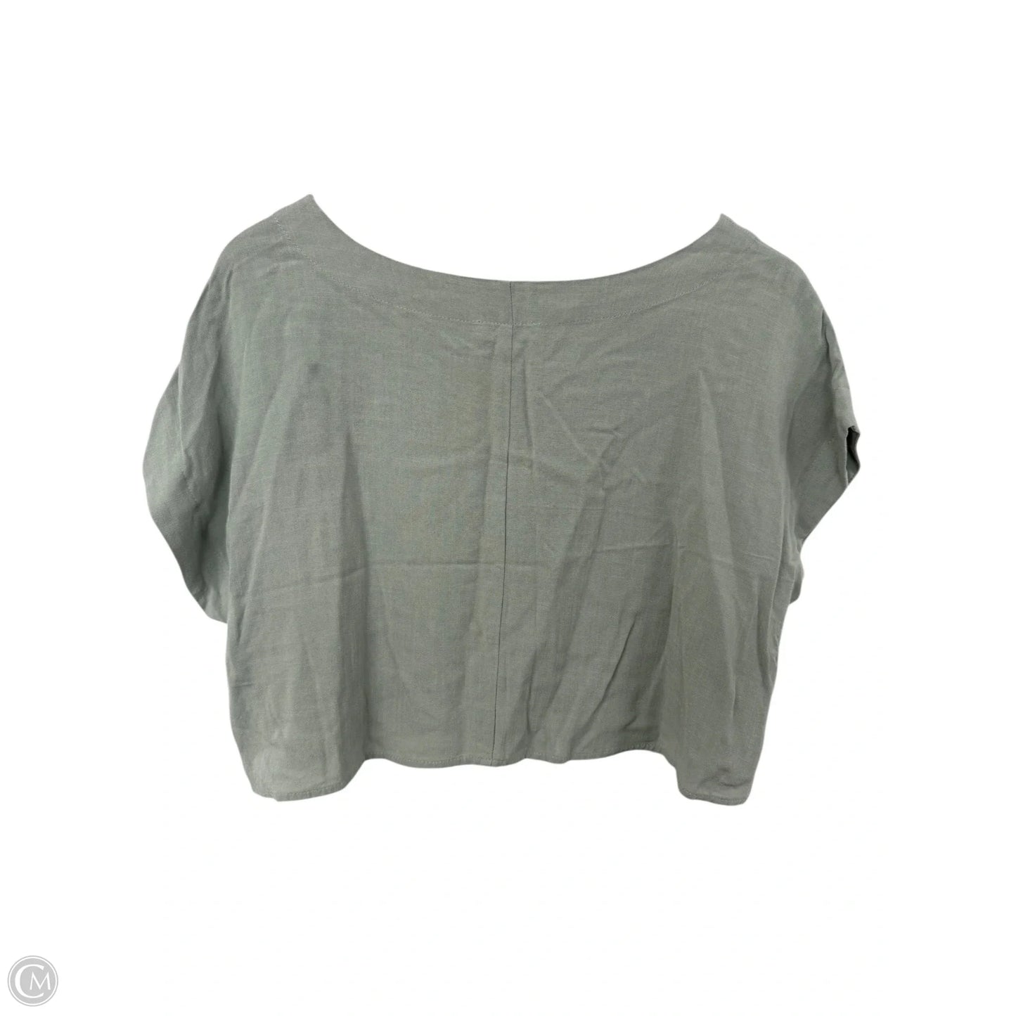 Top Short Sleeve By Blu Pepper In Green, Size: L