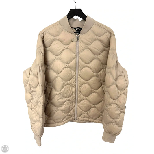 Jacket Puffer & Quilted By Eddie Bauer In Cream, Size: Xl