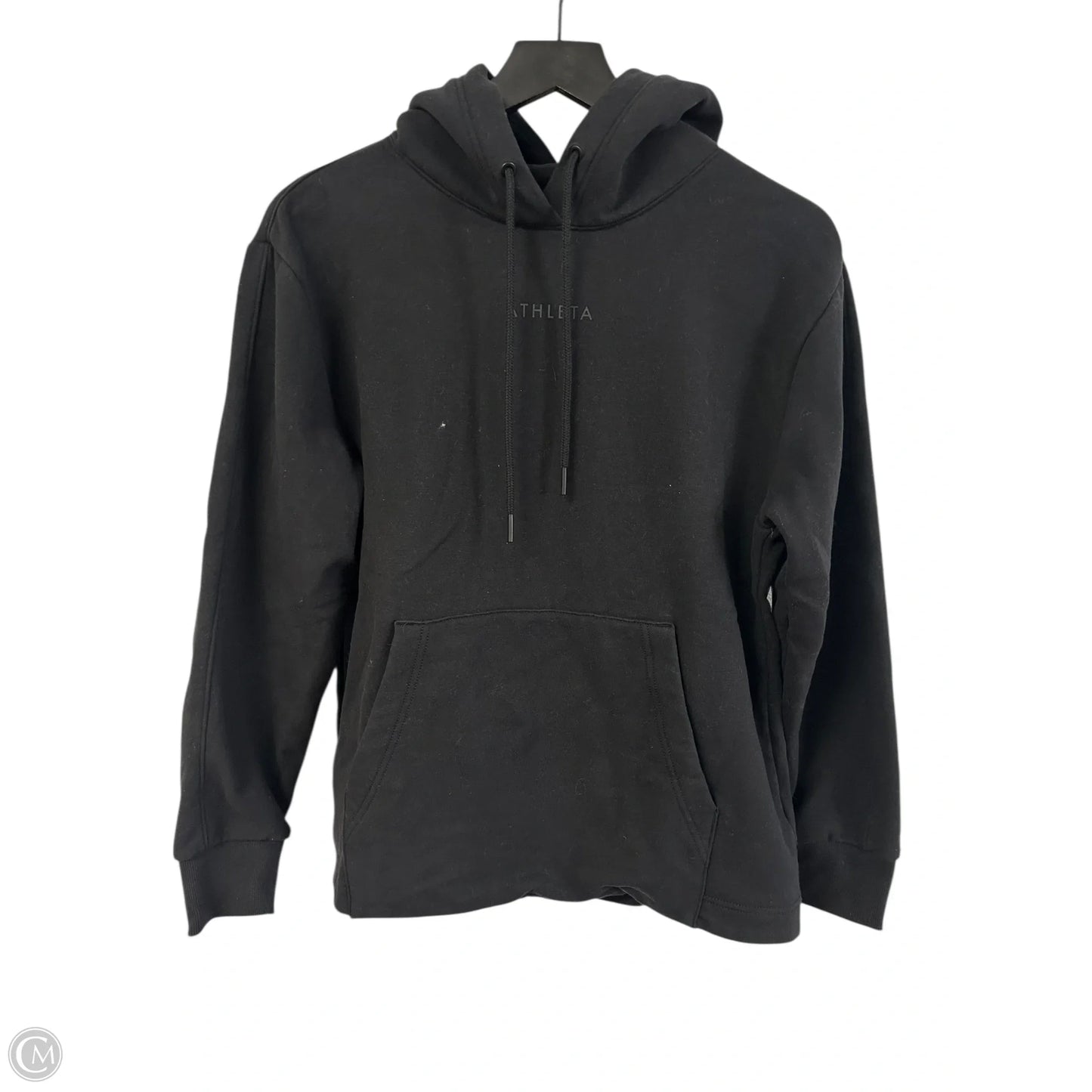 Sweatshirt Hoodie By Athleta In Black, Size: S