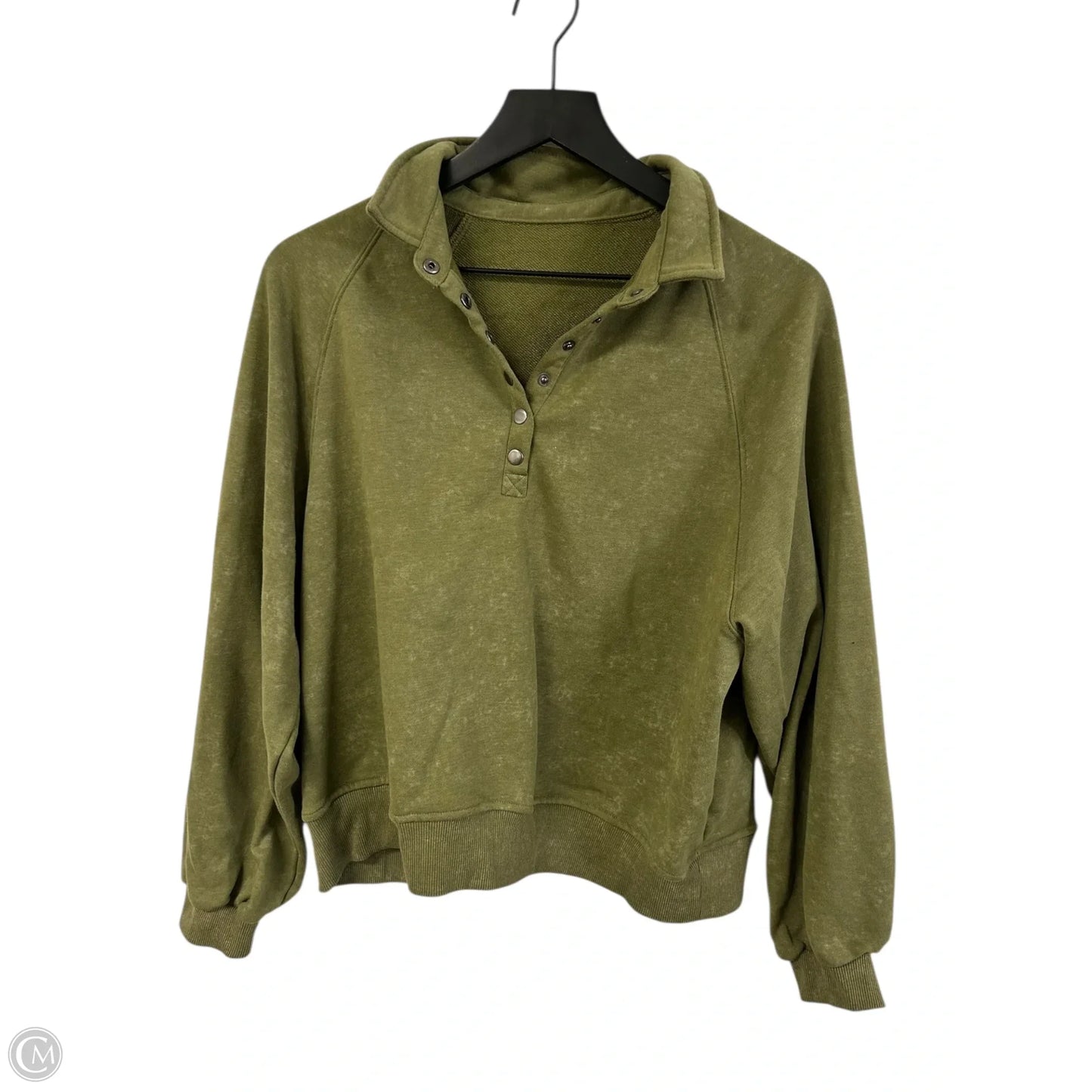 Sweatshirt Collar By Cmf In Green, Size: L