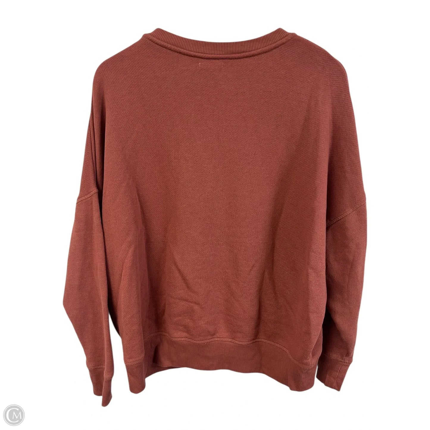Sweatshirt Crewneck By Maurices In Orange, Size: L
