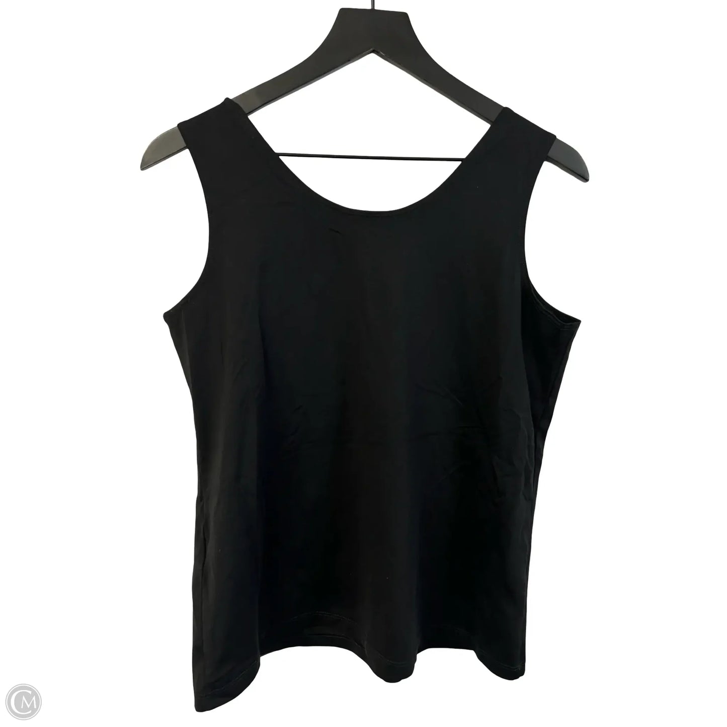 Top Sleeveless Basic By Chicos In Black, Size: L