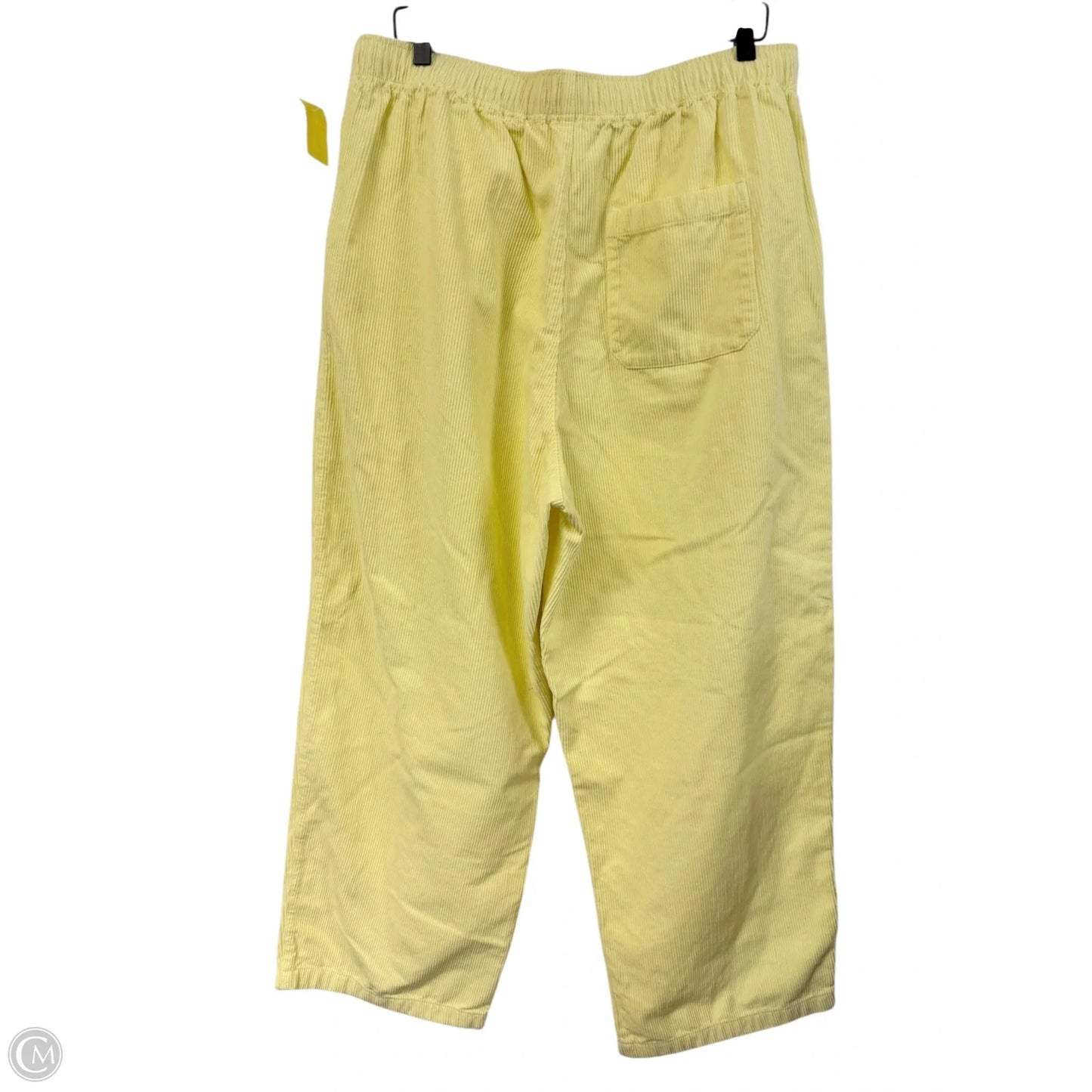 Pants Corduroy By Urban Outfitters In Yellow, Size: Xl