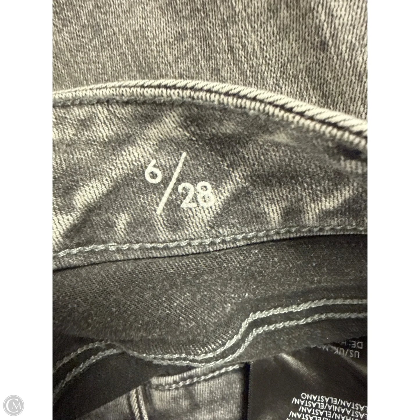 Jeans Cropped By Liverpool In Grey Denim, Size: 6