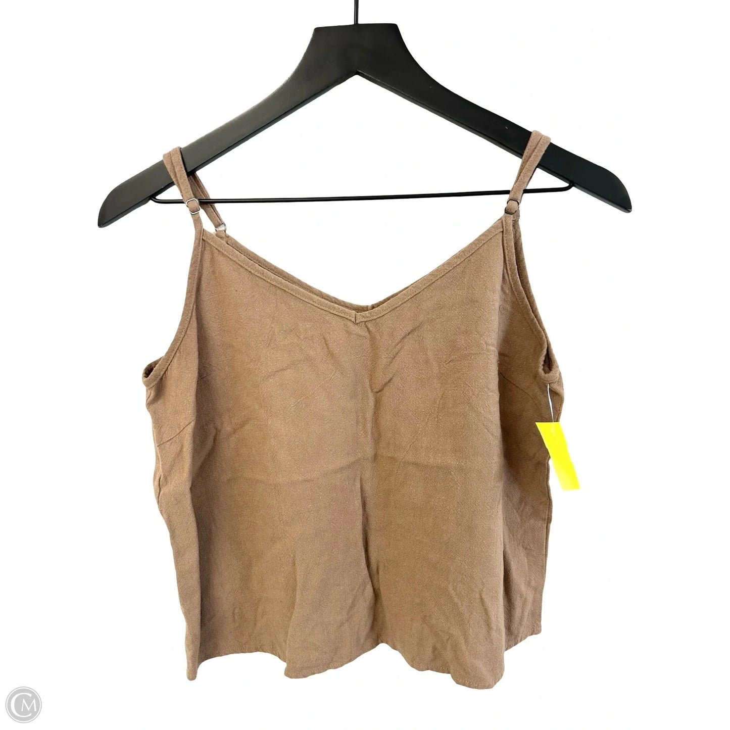 Top Sleeveless By Cmf In Brown, Size: S
