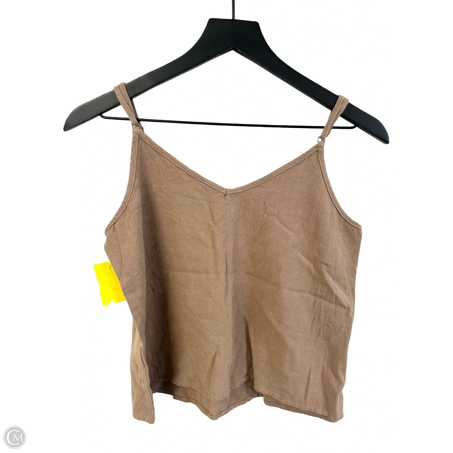 Top Sleeveless By Cmf In Brown, Size: S