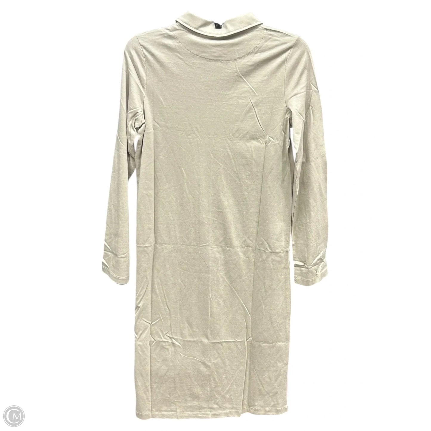 Dress Casual Midi By H&m In Tan, Size: Xs