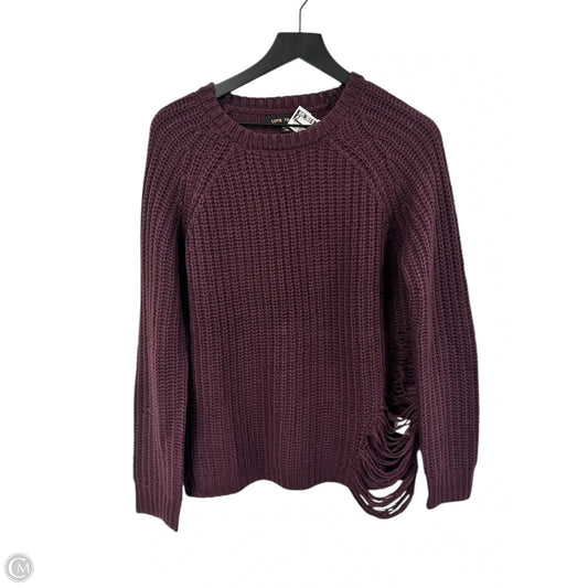 Sweater By Love Tree In Purple, Size: M