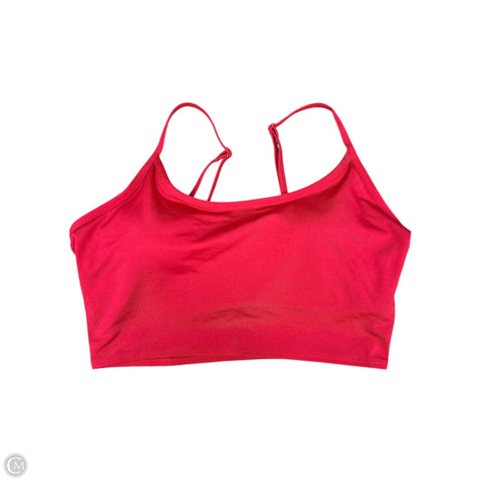 Athletic Bra By Pink In Red, Size: L