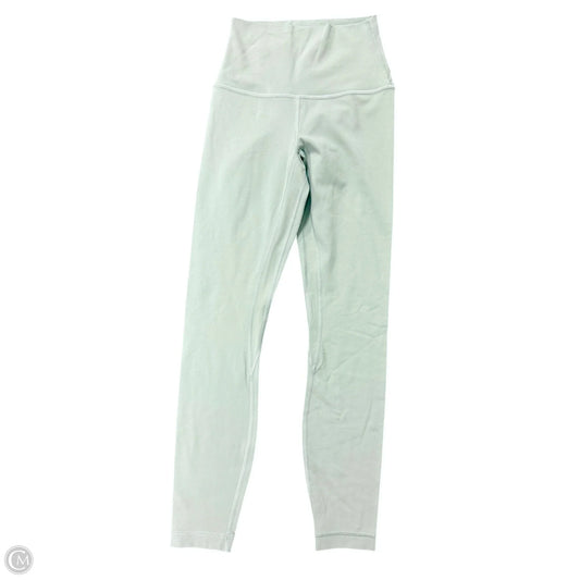 Athletic Leggings By Lululemon In Green, Size: 2