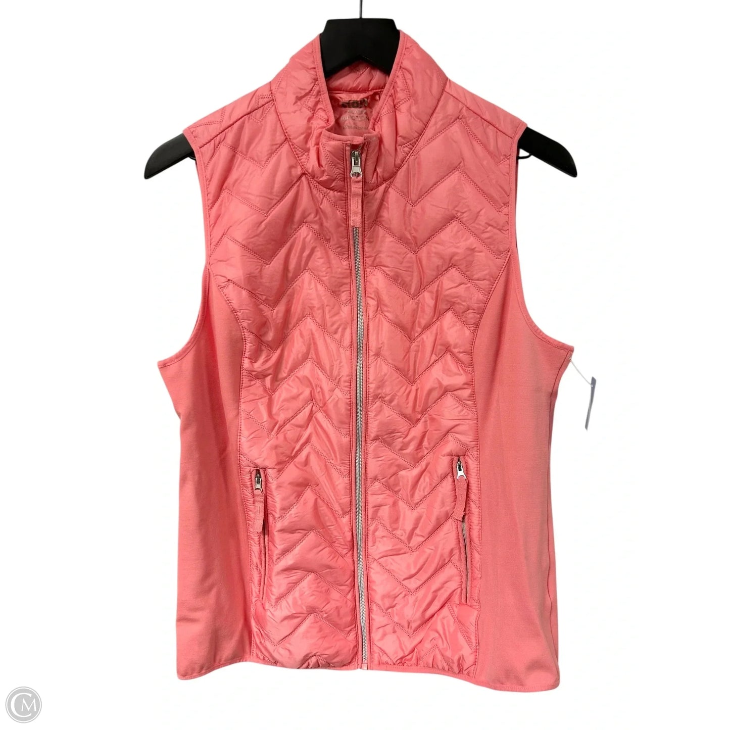 Vest Puffer & Quilted By Maurices In Peach, Size: L