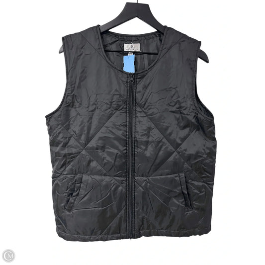 Vest Puffer & Quilted By Socialite In Black, Size: S