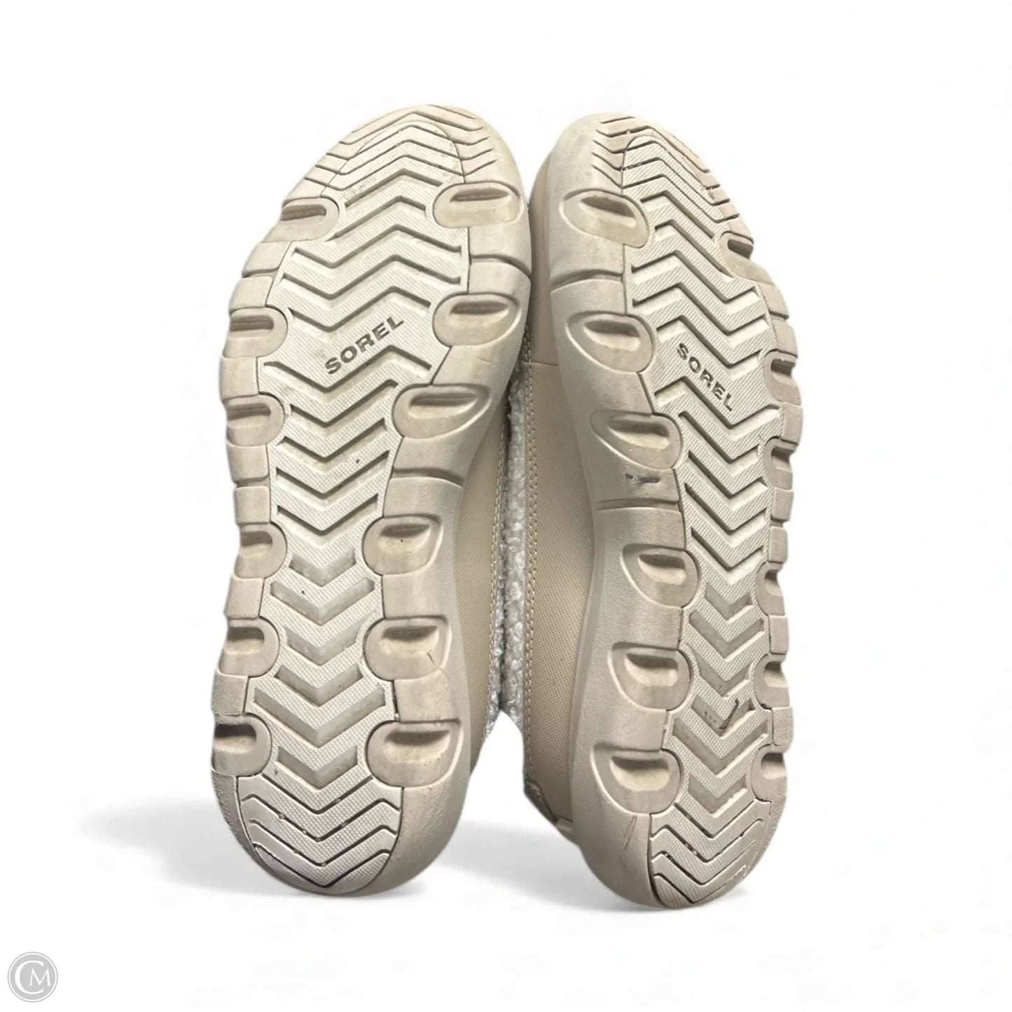 Boots Snow By Sorel In Cream & Tan, Size: 8