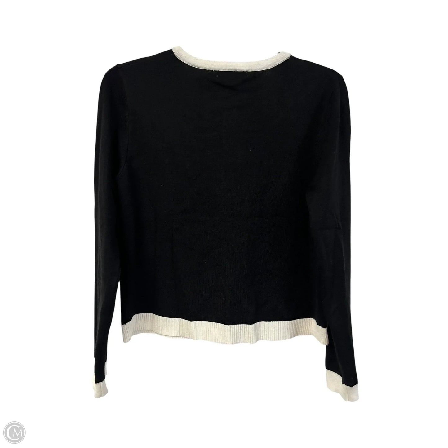Cardigan By 89th And Madison In Black & White, Size: Lp