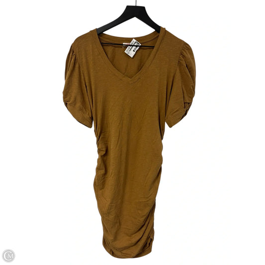 Dress Casual Midi By Sundry In Brown, Size: S