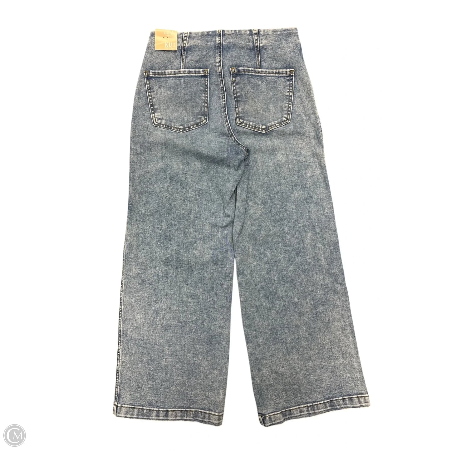 Jeans Straight By Kut In Blue Denim, Size: 0