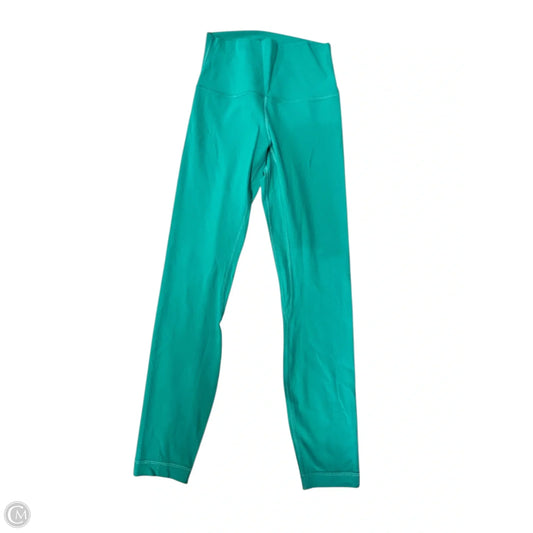 Athletic Leggings By Lululemon In Green, Size: 4