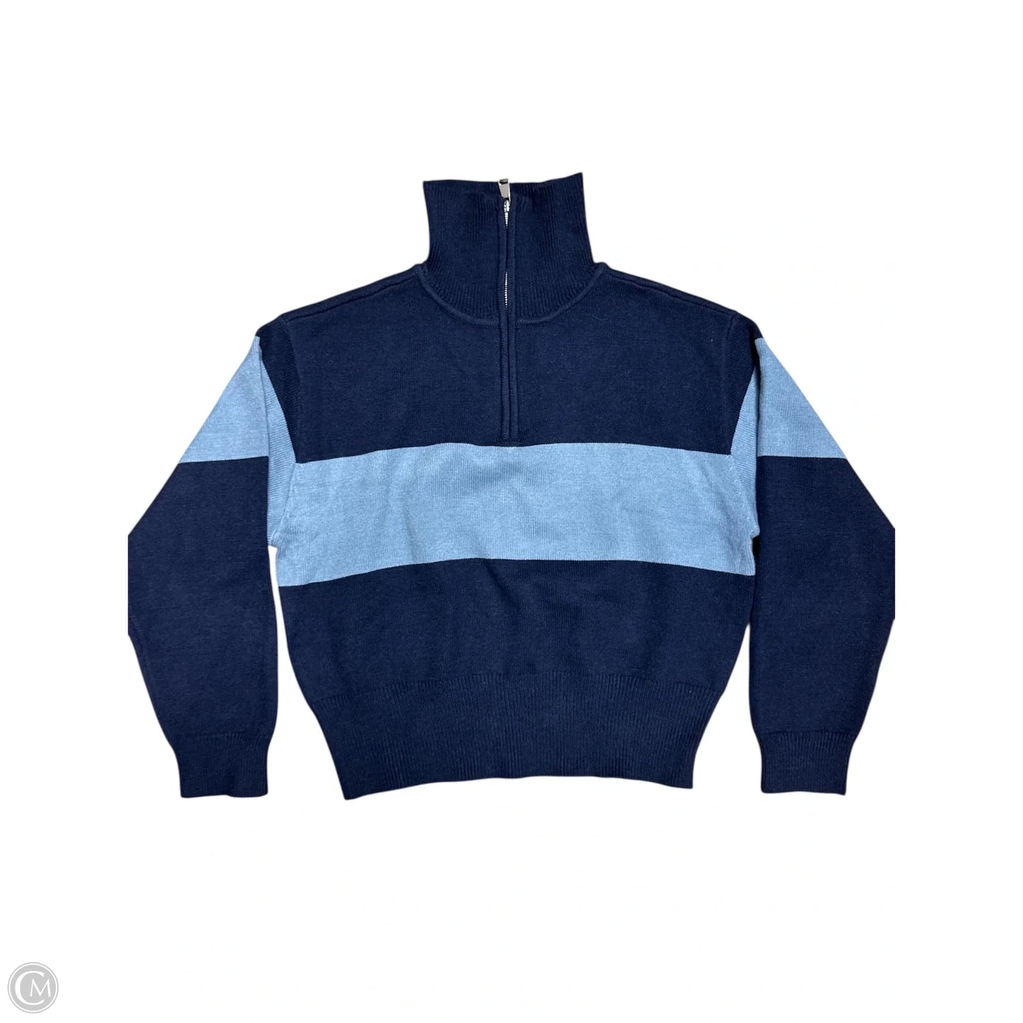 Sweater By Elan In Blue, Size: L