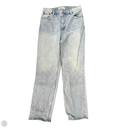 Jeans Straight By Abercrombie And Fitch In Blue Denim, Size: 8