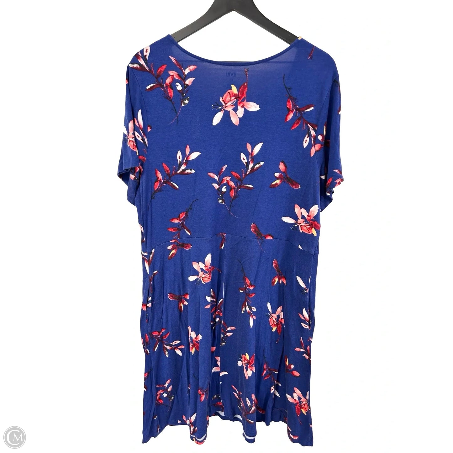 Dress Casual Short By Evri In Floral Print, Size: 2x