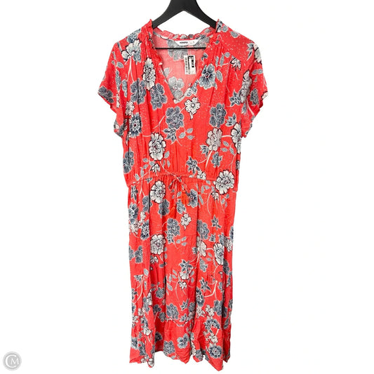 Dress Casual Maxi By Sonoma In Floral Print, Size: Xl