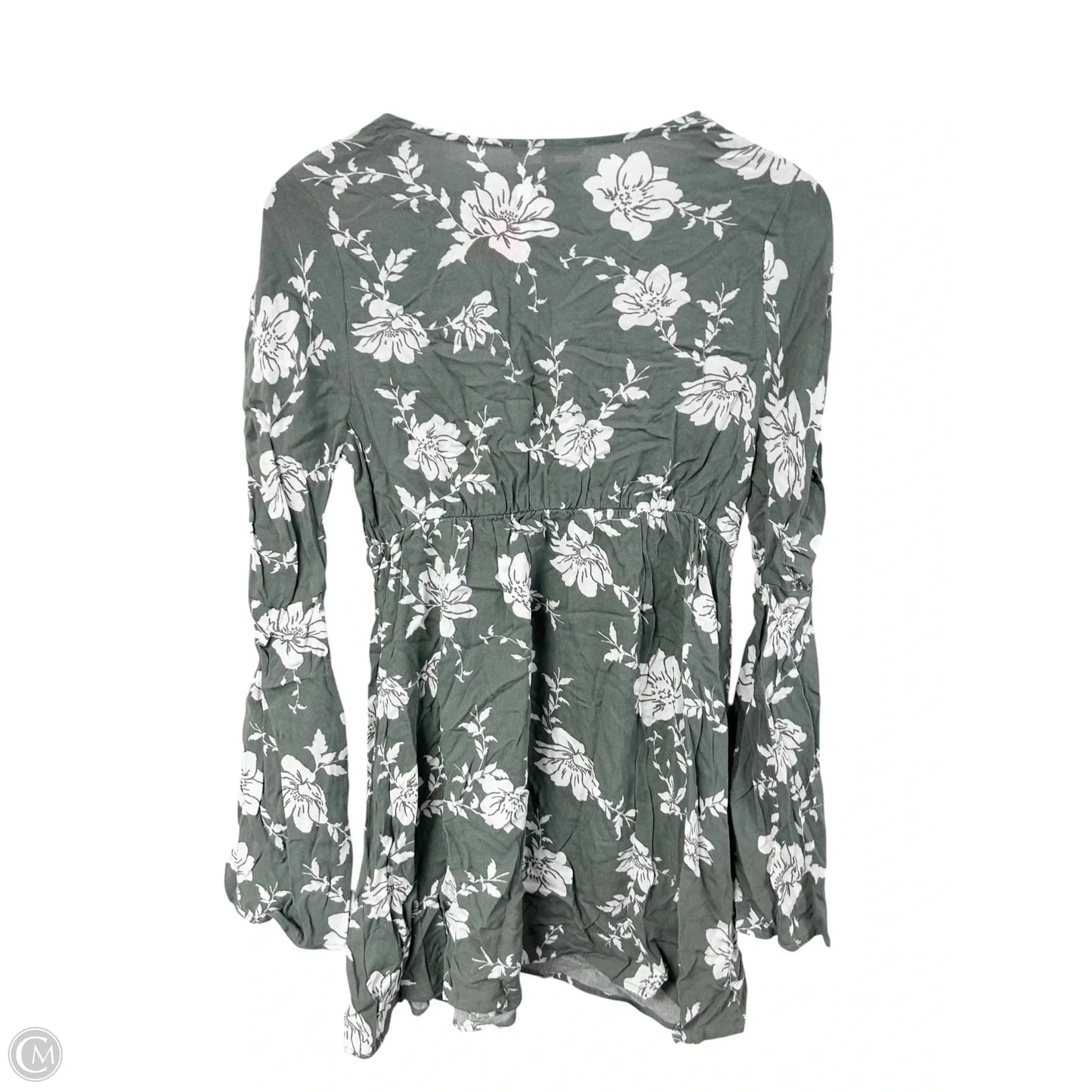 Dress Casual Short By Le Lis In Green & White, Size: S