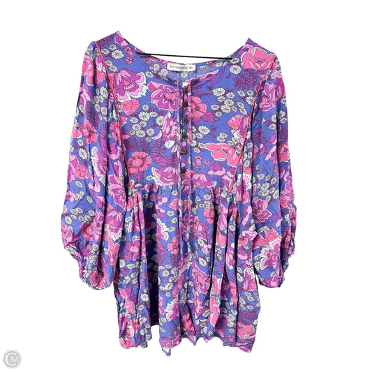 Romper By Rusttydustty In Floral Print, Size: 3x