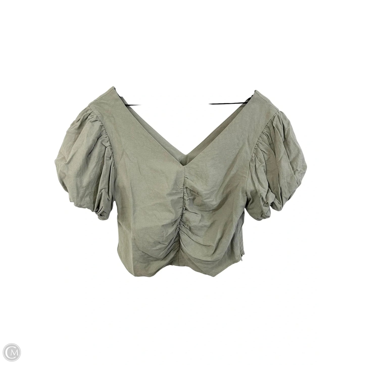Top Short Sleeve By Very J In Green, Size: L