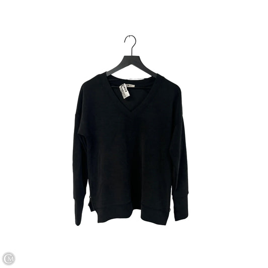 Sweatshirt Crewneck By Cable And Gauge In Black, Size: M