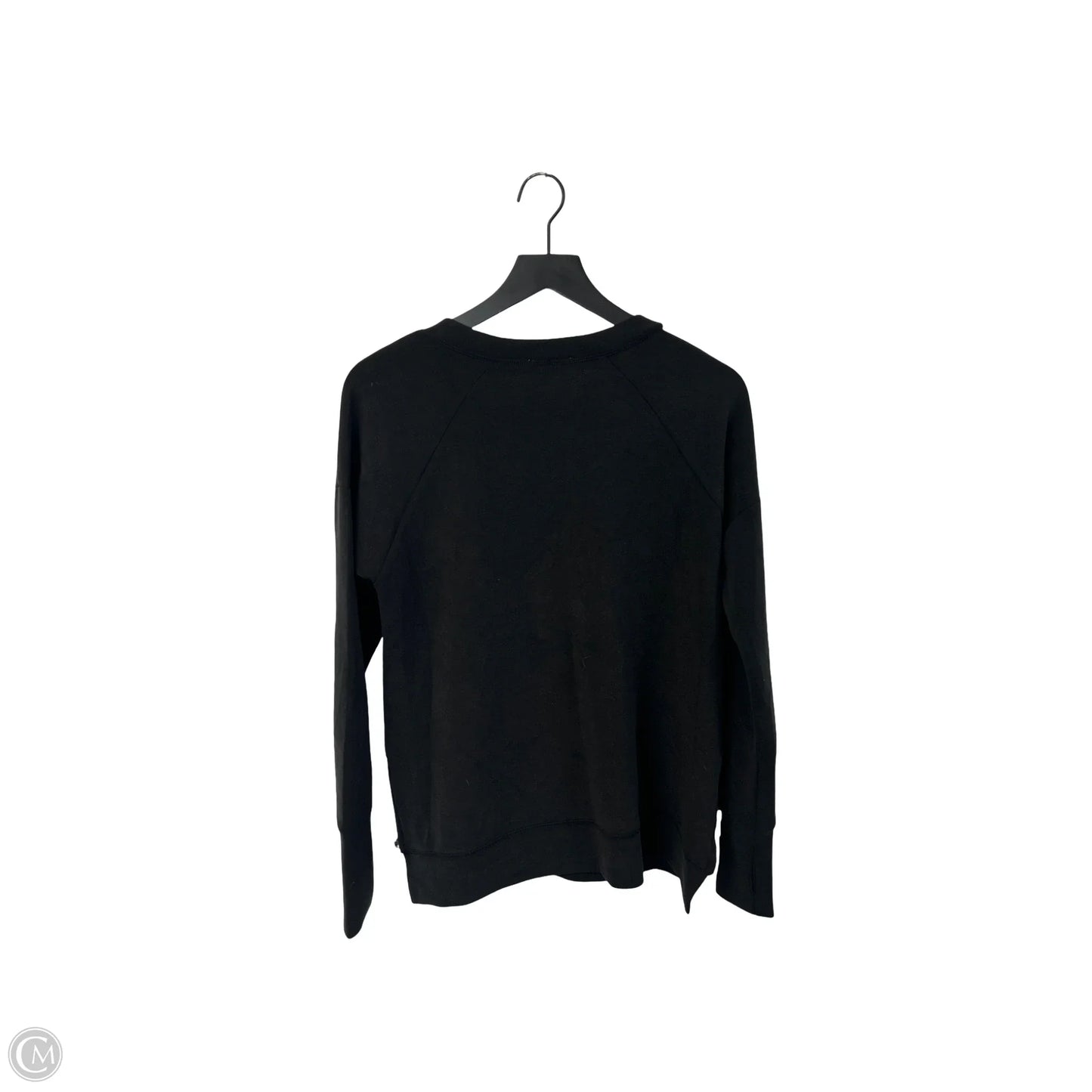 Sweatshirt Crewneck By Cable And Gauge In Black, Size: M