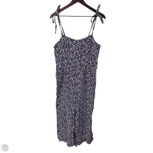 Jumpsuit By Old Navy In Blue & White, Size: L