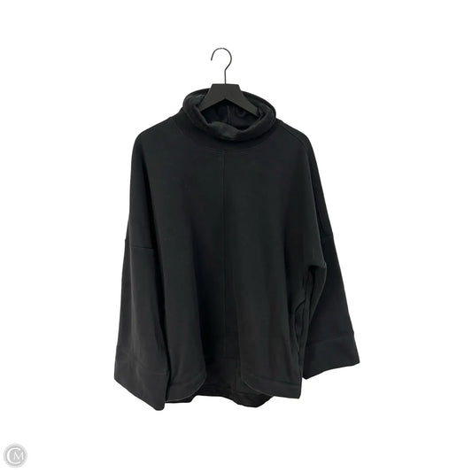 Sweatshirt Crewneck By Athleta In Black, Size: L