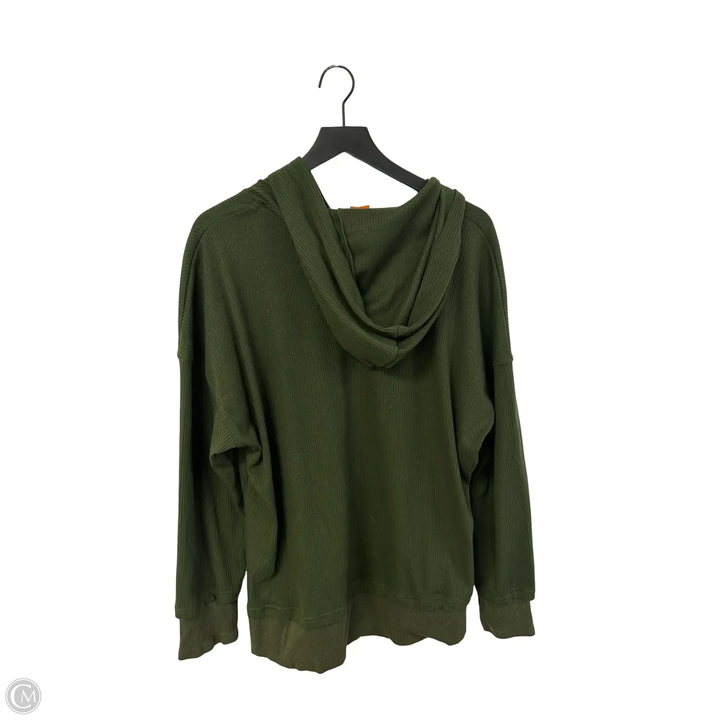 Sweatshirt Hoodie By Prettygarden In Green, Size: L