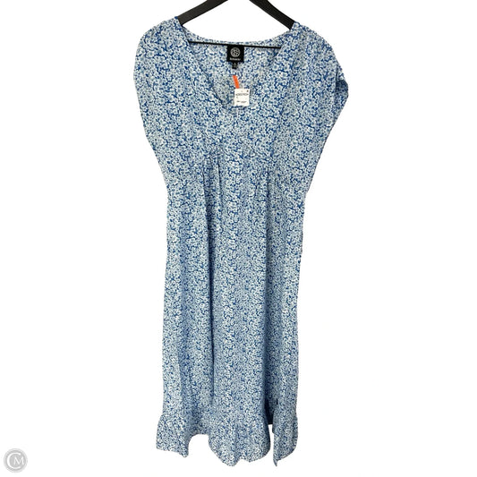 Dress Casual Maxi By Bobeau In Blue & White, Size: M