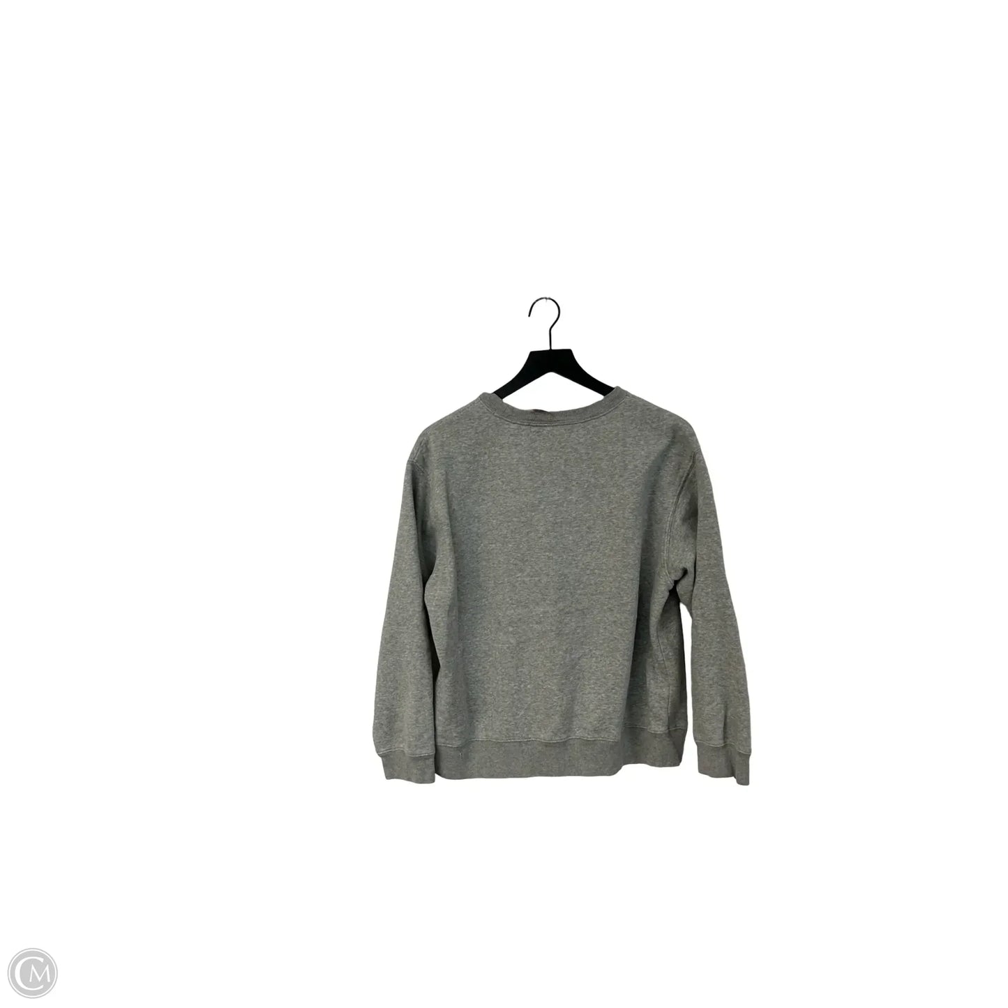 Sweatshirt Crewneck By Gap In Grey, Size: M