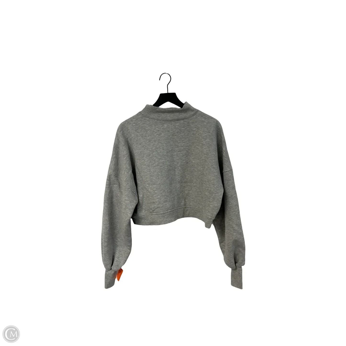 Sweatshirt Crewneck By Clothes Mentor In Grey, Size: M