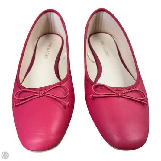 Shoes Flats By Primark In Red, Size: 8