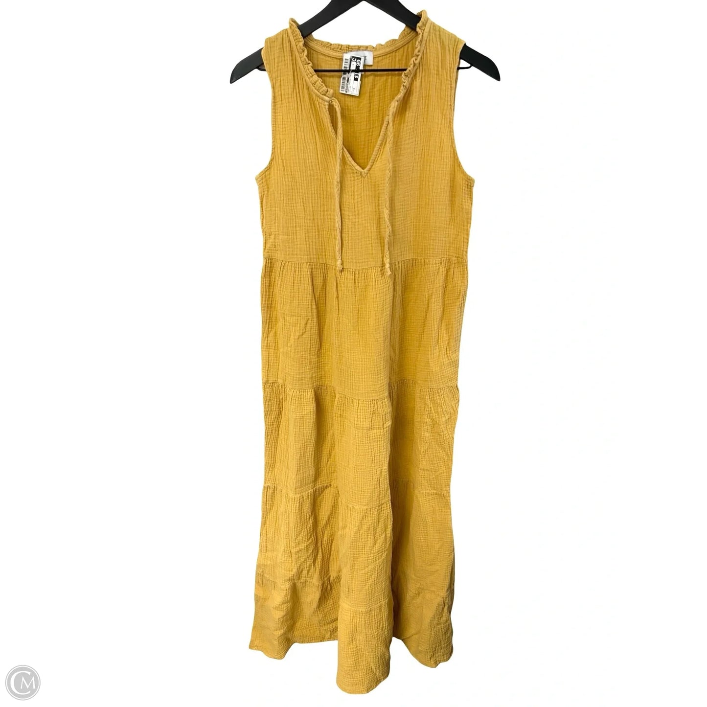 Dress Casual Maxi By Evereve In Yellow, Size: S