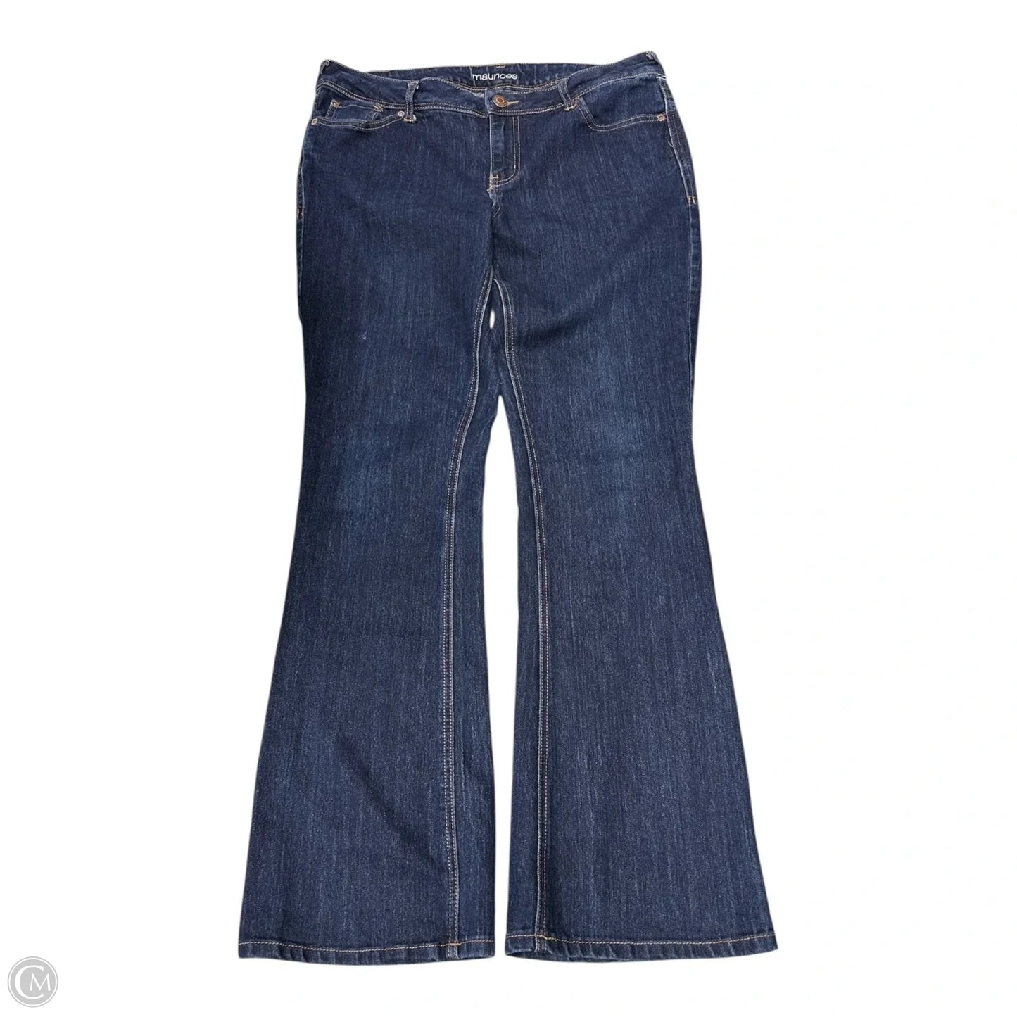 Jeans Boot Cut By Maurices In Blue Denim, Size: 12l