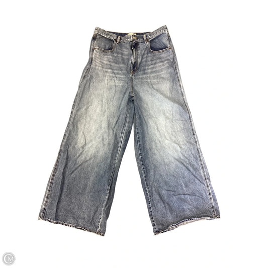Jeans Wide Leg By We The Free In Blue Denim, Size: 16