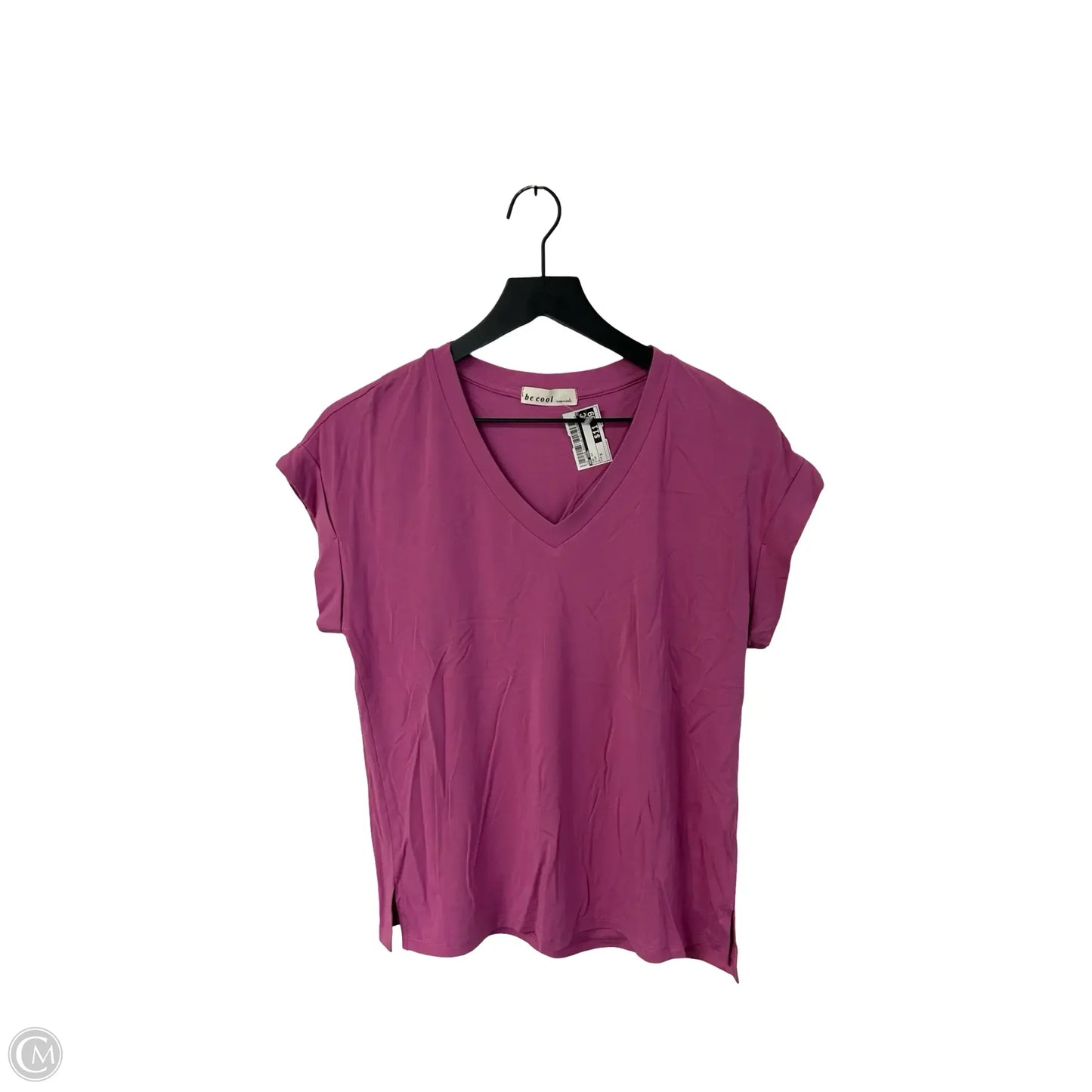 Top Short Sleeve By Be Cool In Pink, Size: S