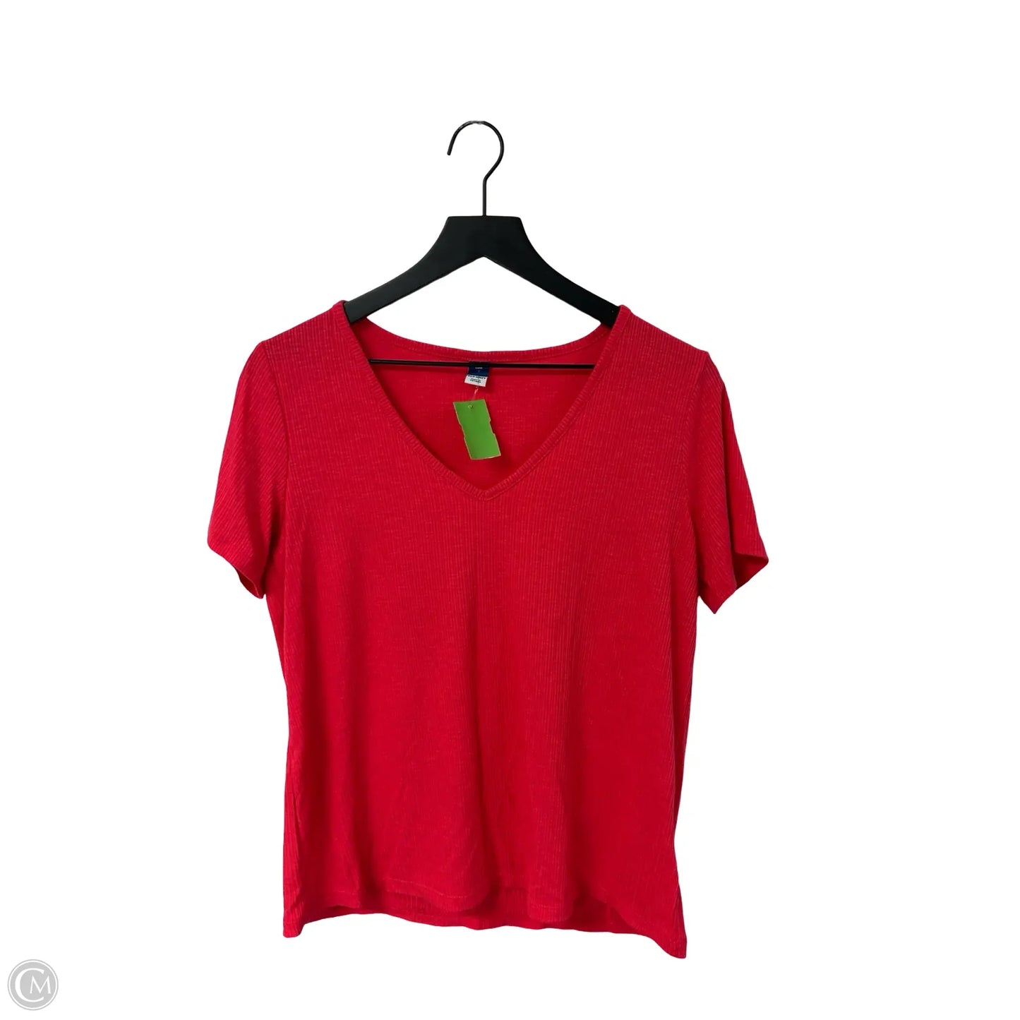 Top Short Sleeve Basic By Old Navy In Coral, Size: S