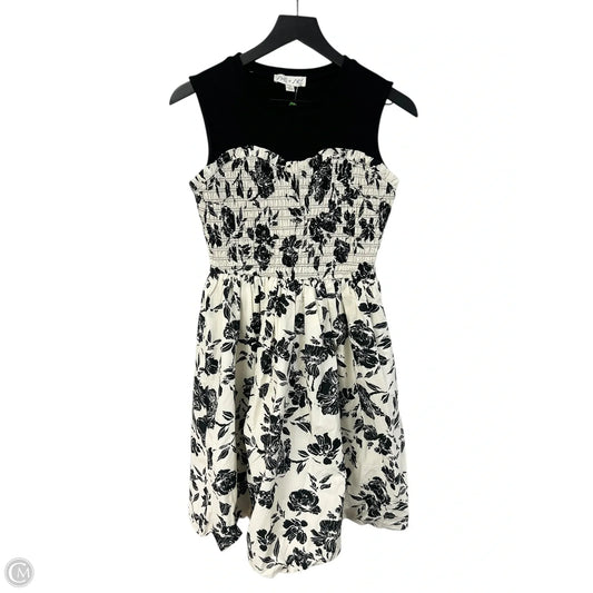 Dress Casual Midi By She + Sky In Black & White, Size: S