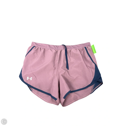 Athletic Shorts By Under Armour In Purple, Size: L