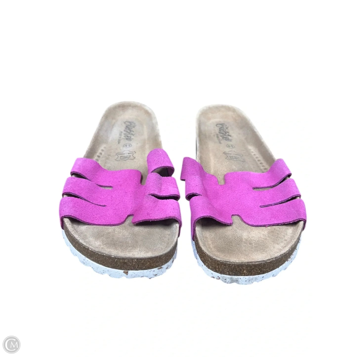 Sandals Flats By Clothes Mentor In Pink, Size: 10.5