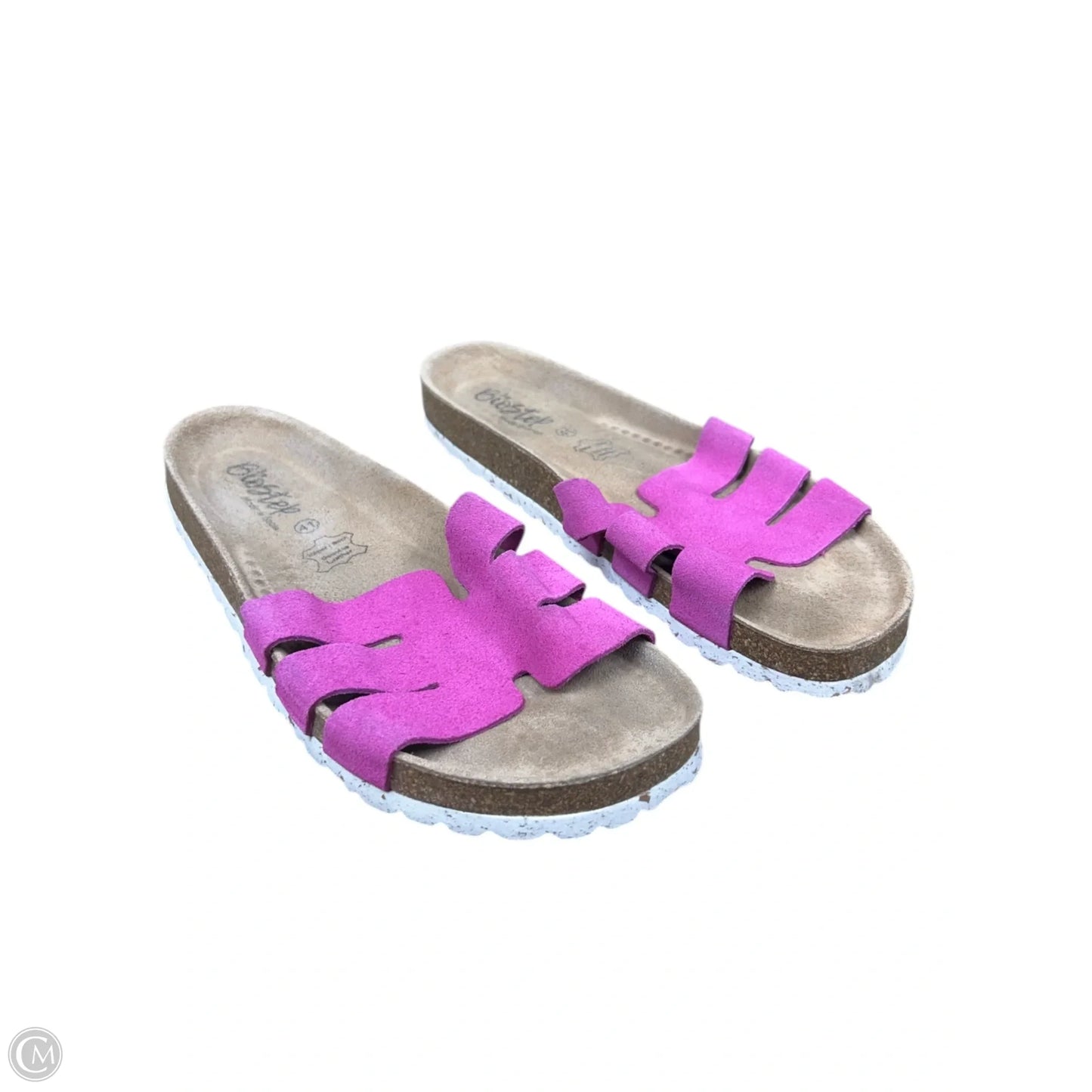 Sandals Flats By Clothes Mentor In Pink, Size: 10.5